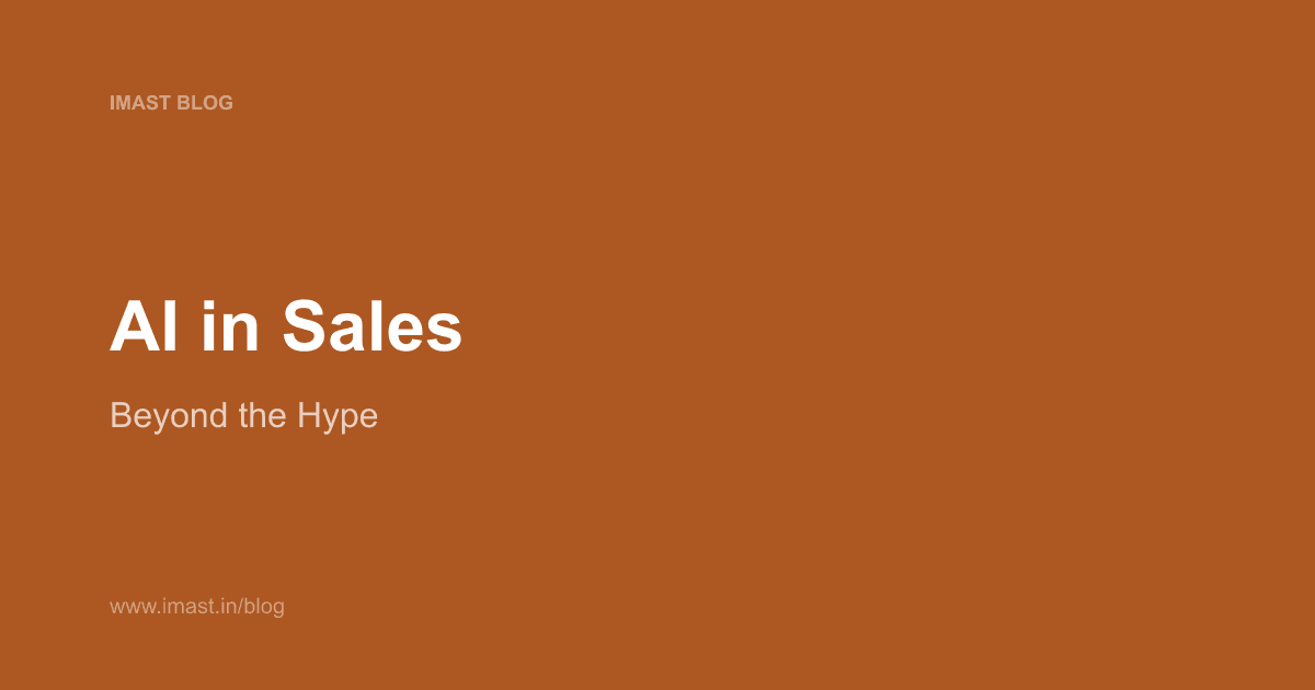 AI in Field Sales: Beyond the Hype