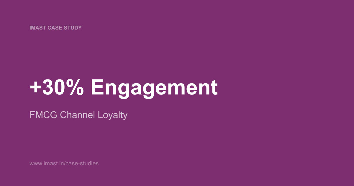 30% Surge in Retailer Engagement for a National FMCG Brand